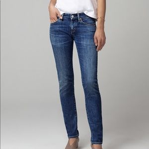 Citizens of humanity racer low rise jean, size 24